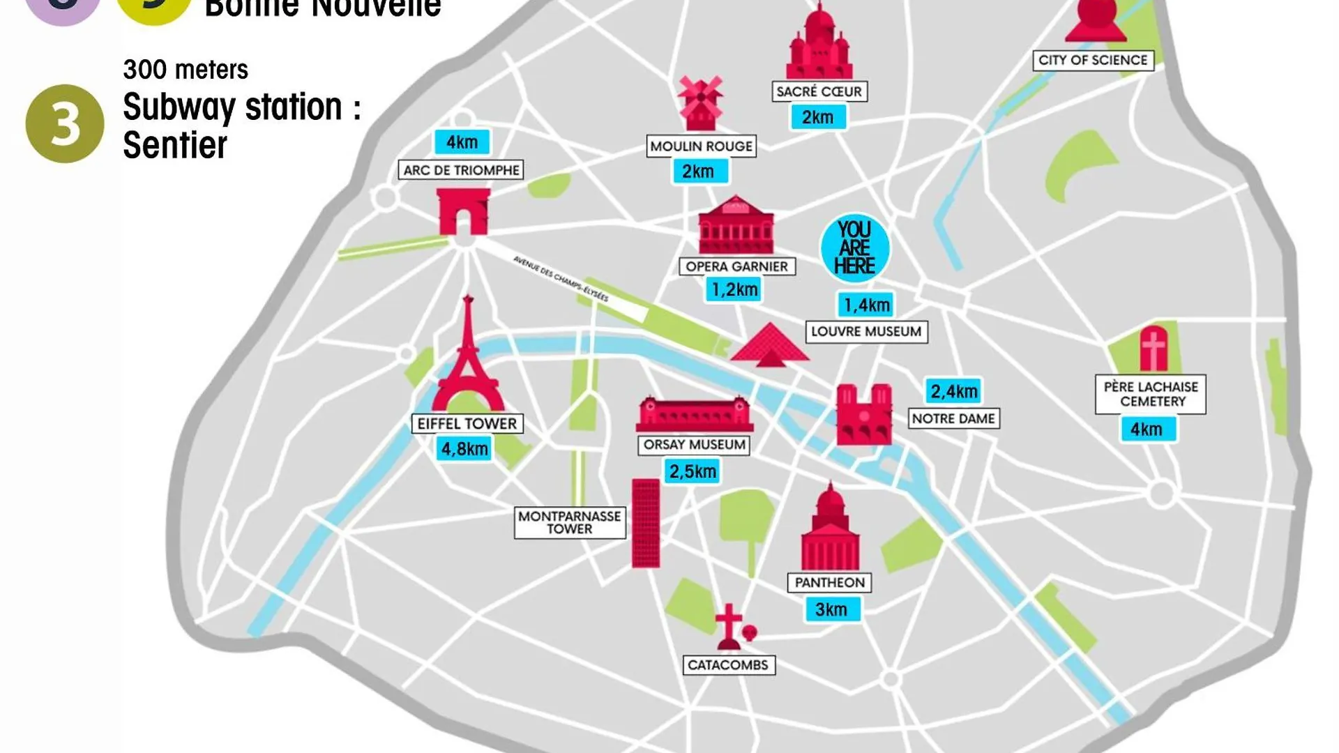 Spacieux Appartement En Plein Coeur De פריז 0*,  צרפת